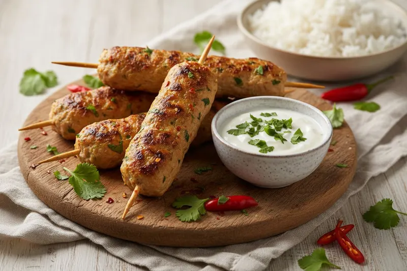 Broilerikebab kofta-tikut