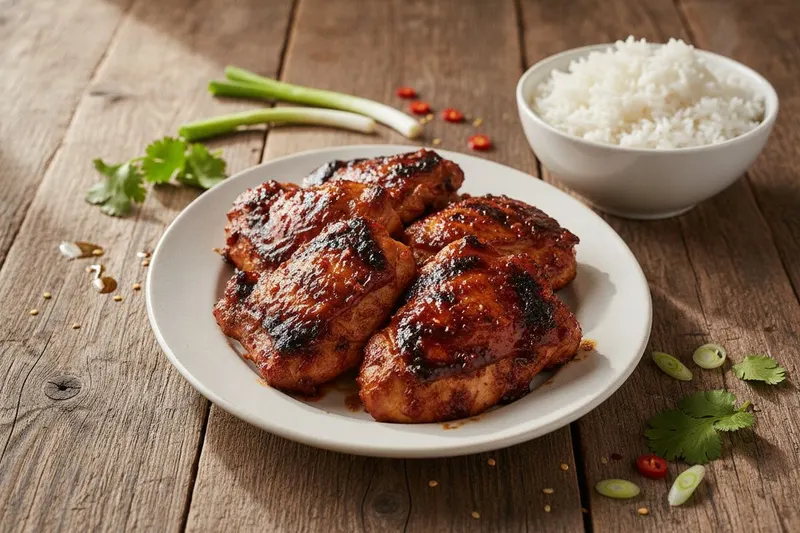 Gochujang-kana grillissä tai uunissa