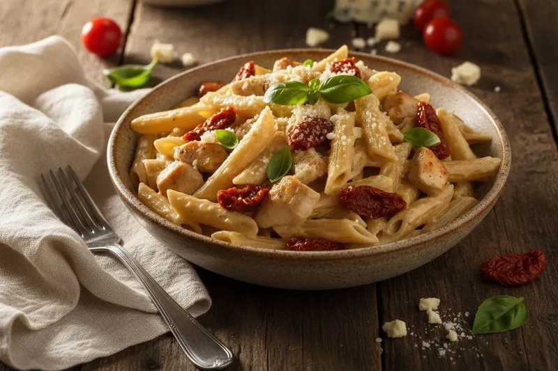 Kana-aurajuustopasta