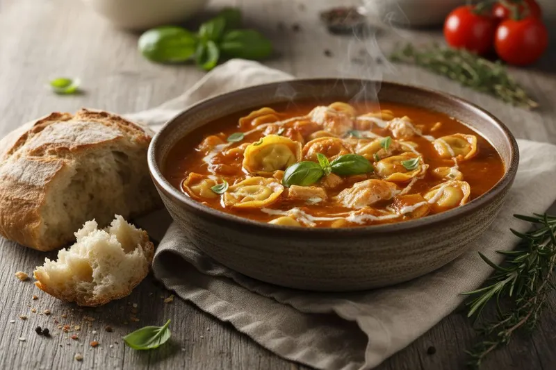 Kana-tortellinikeitto