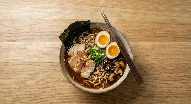 Kana ramen-nuudelikeitto