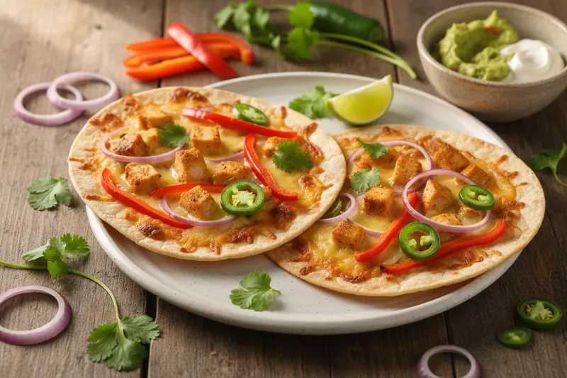 Meksikolainen kana-tortillapizza