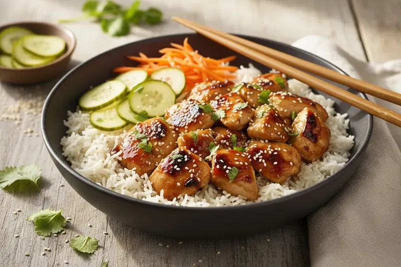 Teriyaki-kanabowl